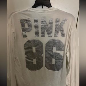 Thin Bedazzled PINK long sleeve